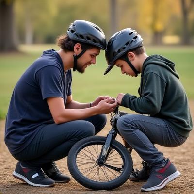 Wspieranie młodych riderów