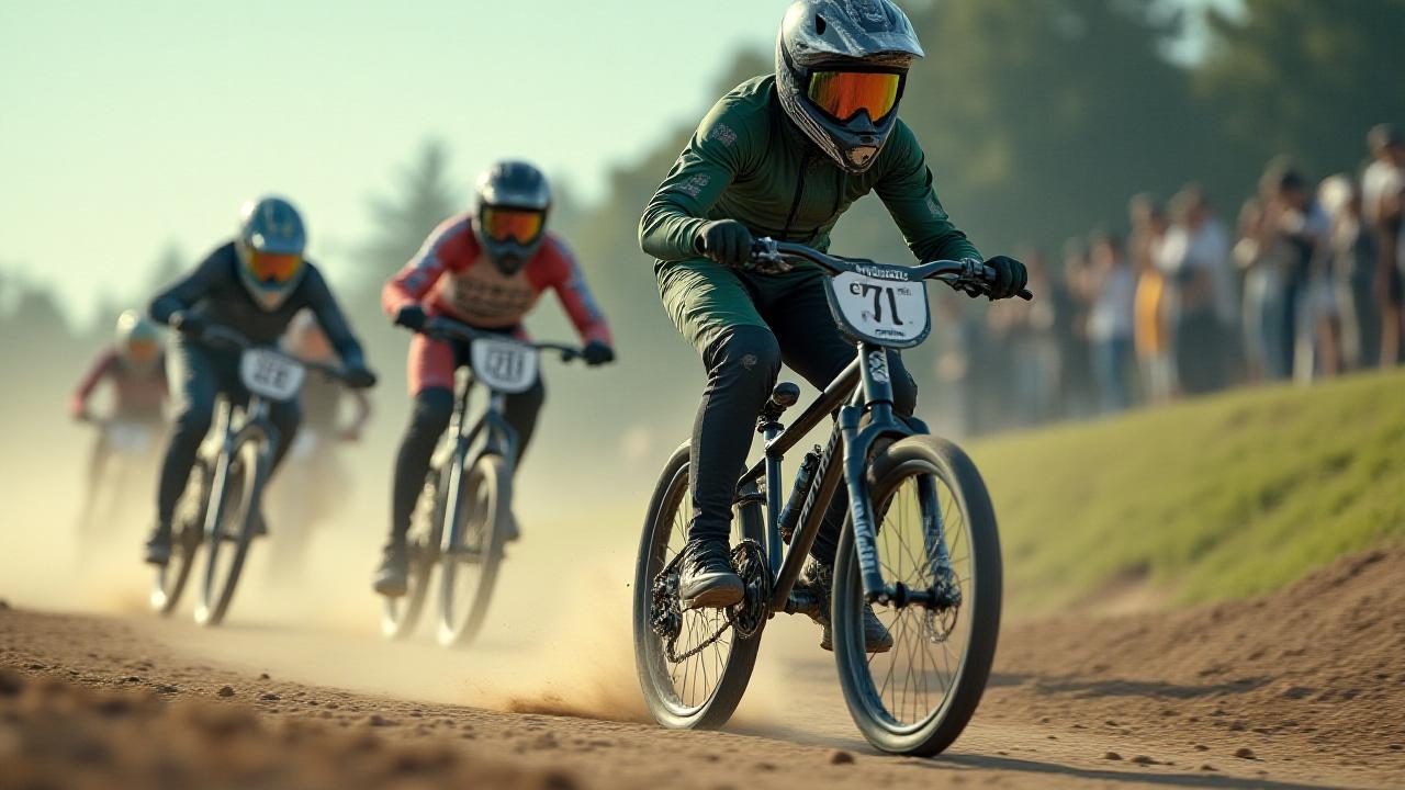 Dynamiczny start wyścigu BMX Racing w Warszawie